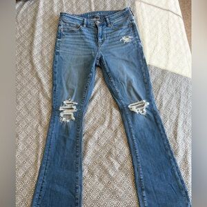 American Eagle Outfitters High Rise skinny kick jeans